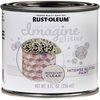 Rust-Oleum Glitter Paint, Glitter Iridescent Clear, 8 oz 345700